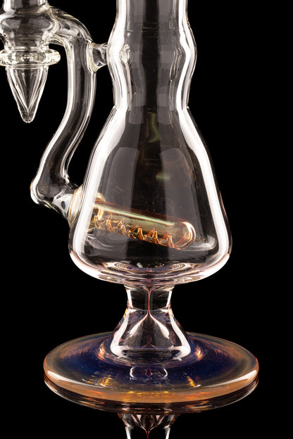 Oleg - Fumed Goblet Foot Inline Tube - 1