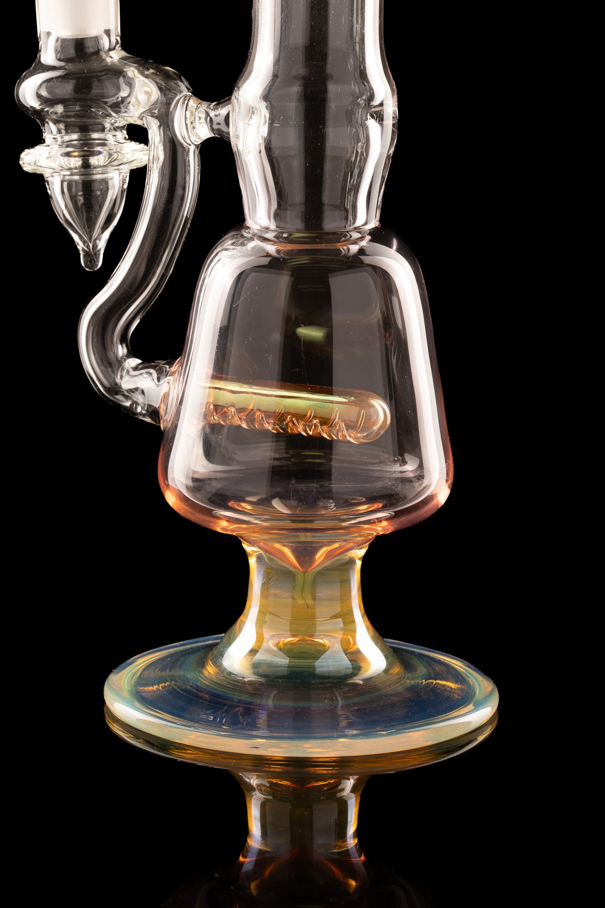 Oleg - Fumed Goblet Foot Inline Tube - 2