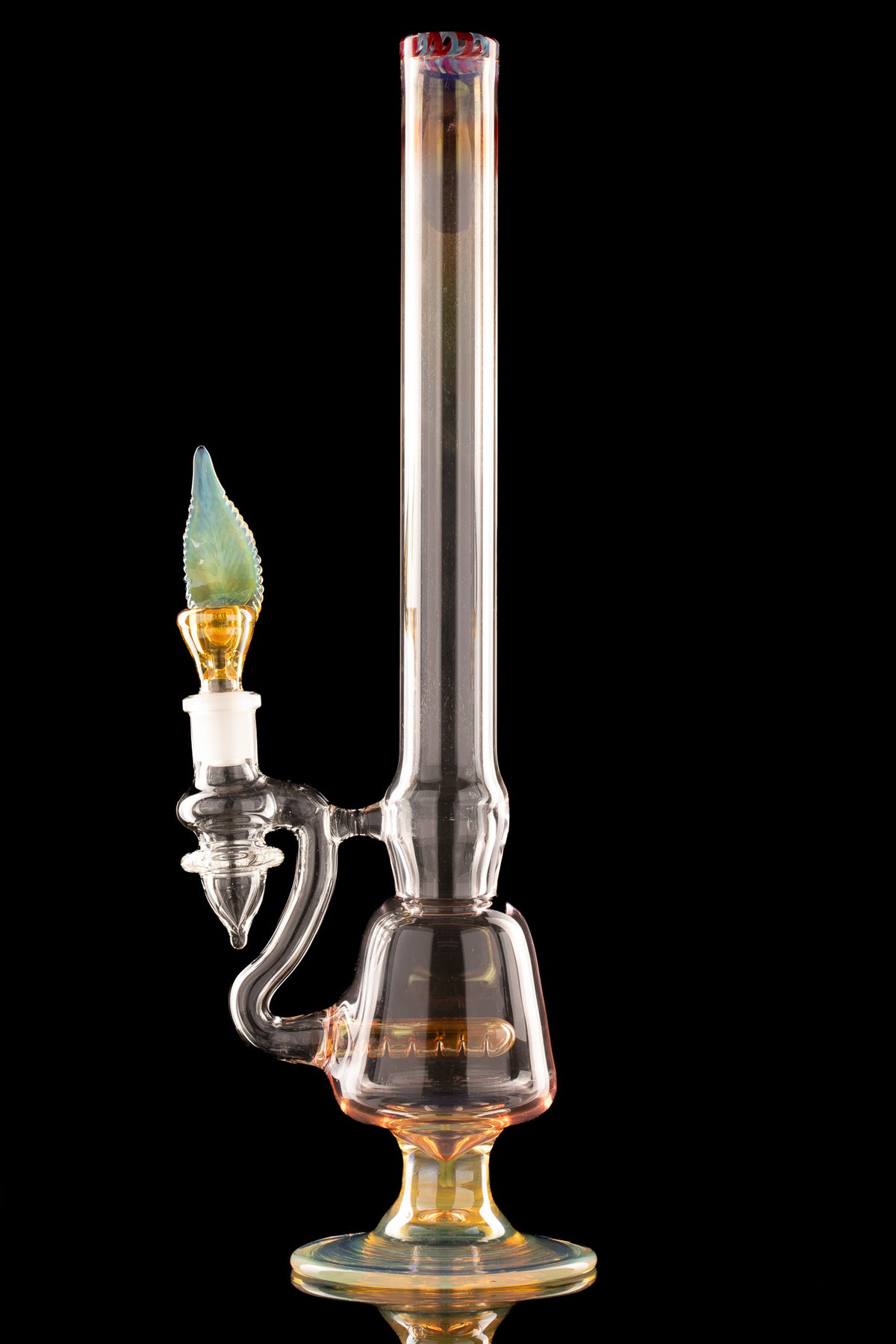 Oleg - Fumed Goblet Foot Inline Tube - 2