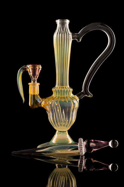 Oleg - Fumed 14mm Mini Tube W/ Handle - 1