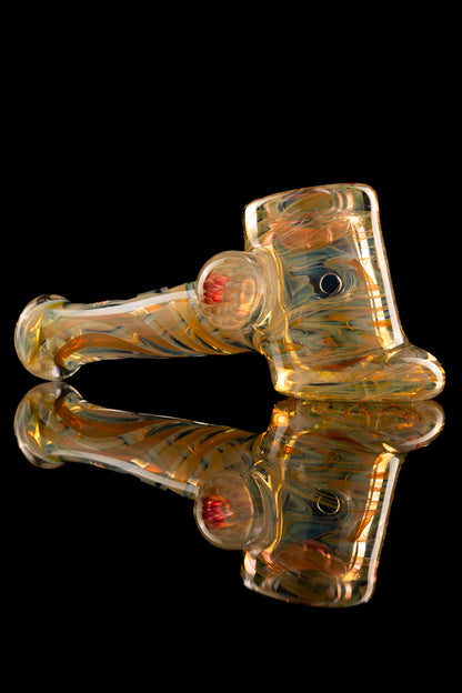 Tombstoned Glass - Fumed Hammer Pipe