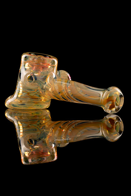 Tombstoned Glass - Fumed Hammer Pipe