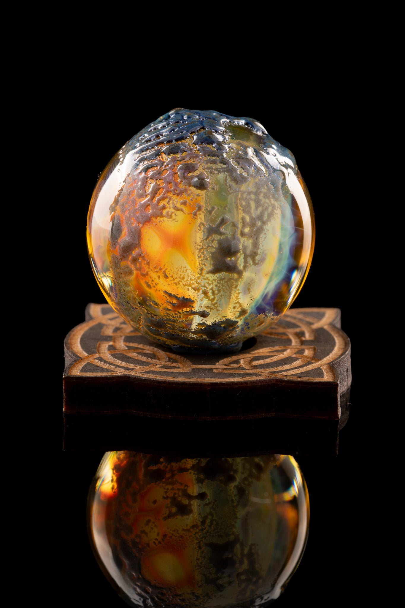 Tombstoned Glass - Tol Tech Fumed Marble