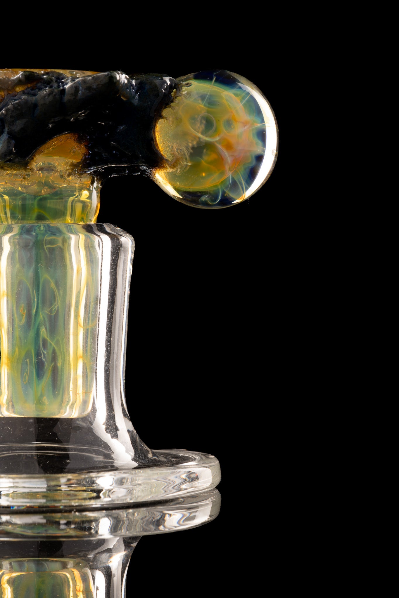 Tombstoned Glass - 18mm 4 Hole Tol Tech Fully Worked Slide