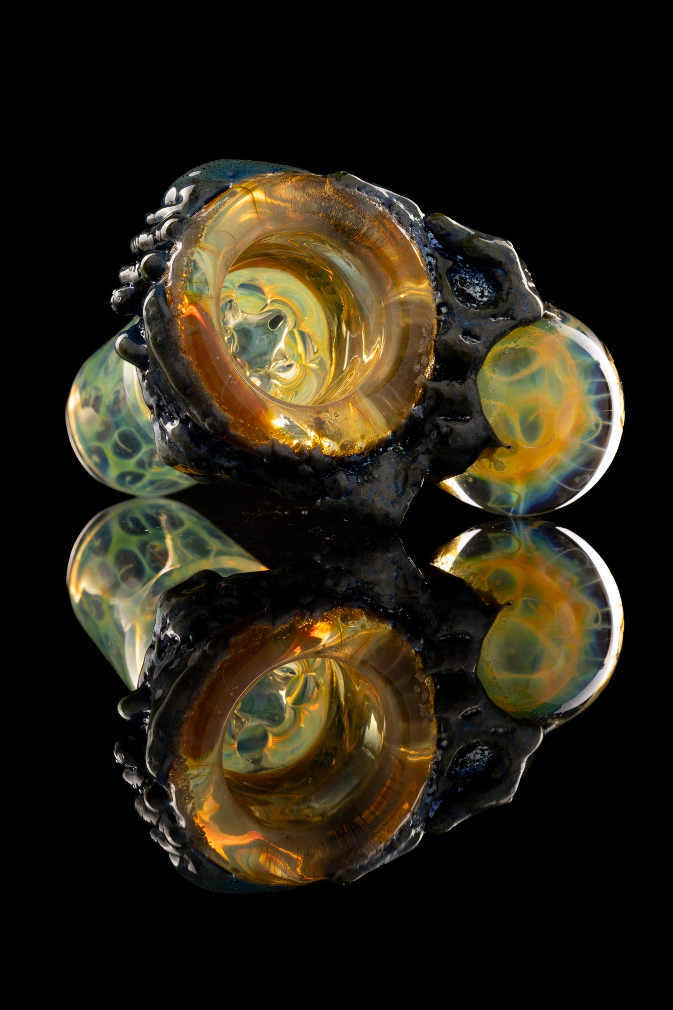 Tombstoned Glass - 18mm 4 Hole Tol Tech Fully Worked Slide