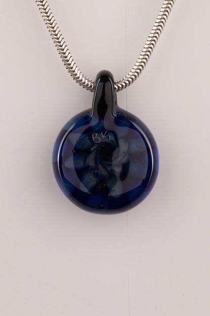 Tombstoned Glass -  Orange Cat Pendant