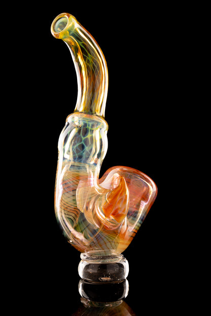 Tombstoned Glass - Rainbow Fumed Sherlock