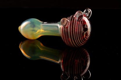 Glassheads - Fumed  Spoon Pipe w/Spiral Bowl