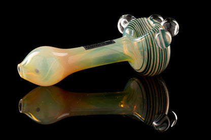 Glassheads - Fumed  Spoon Pipe w/Spiral Bowl