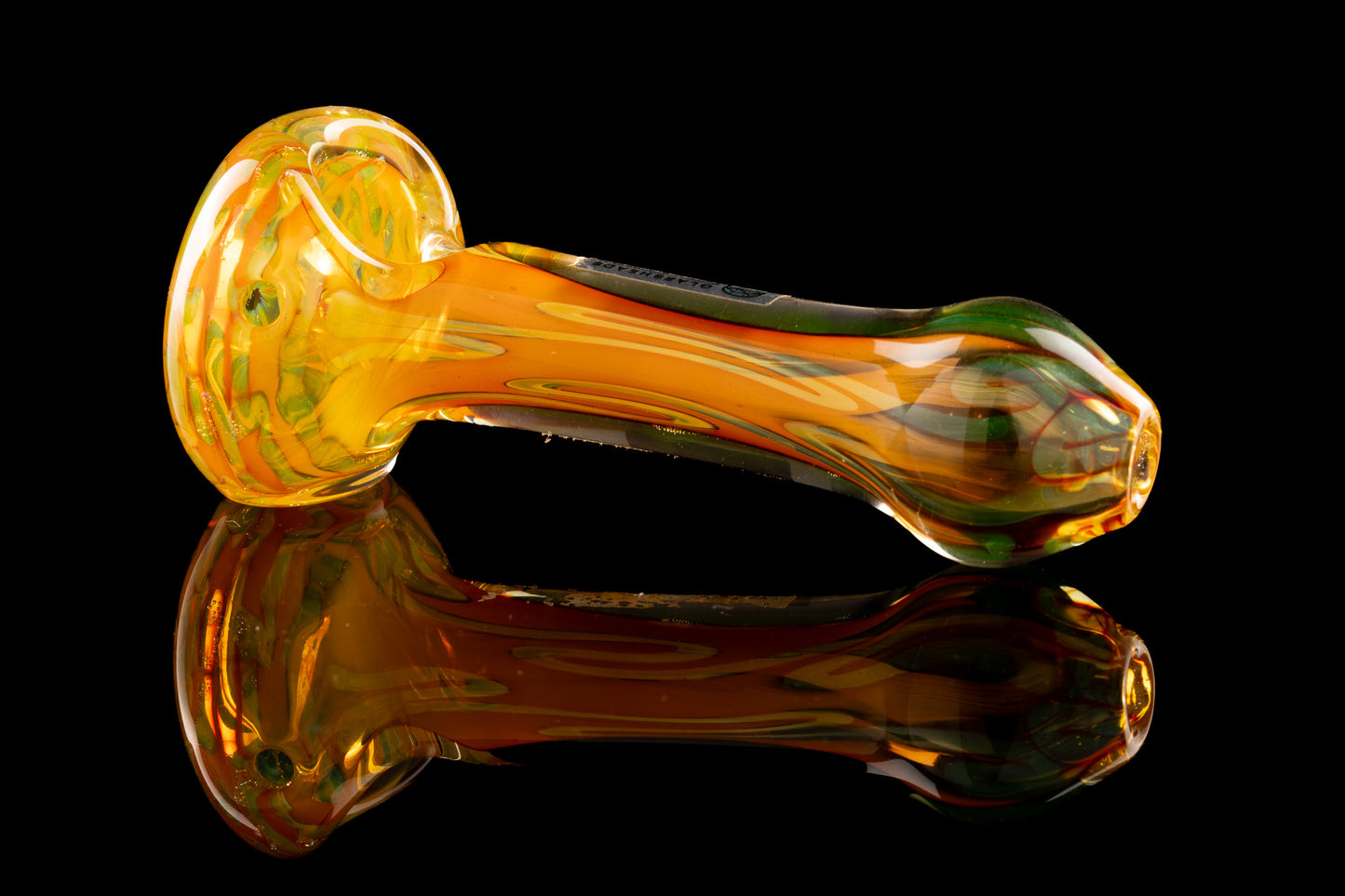 Glassheads - Fully Fumed Spoon Pipe w/Illuminati Stringers
