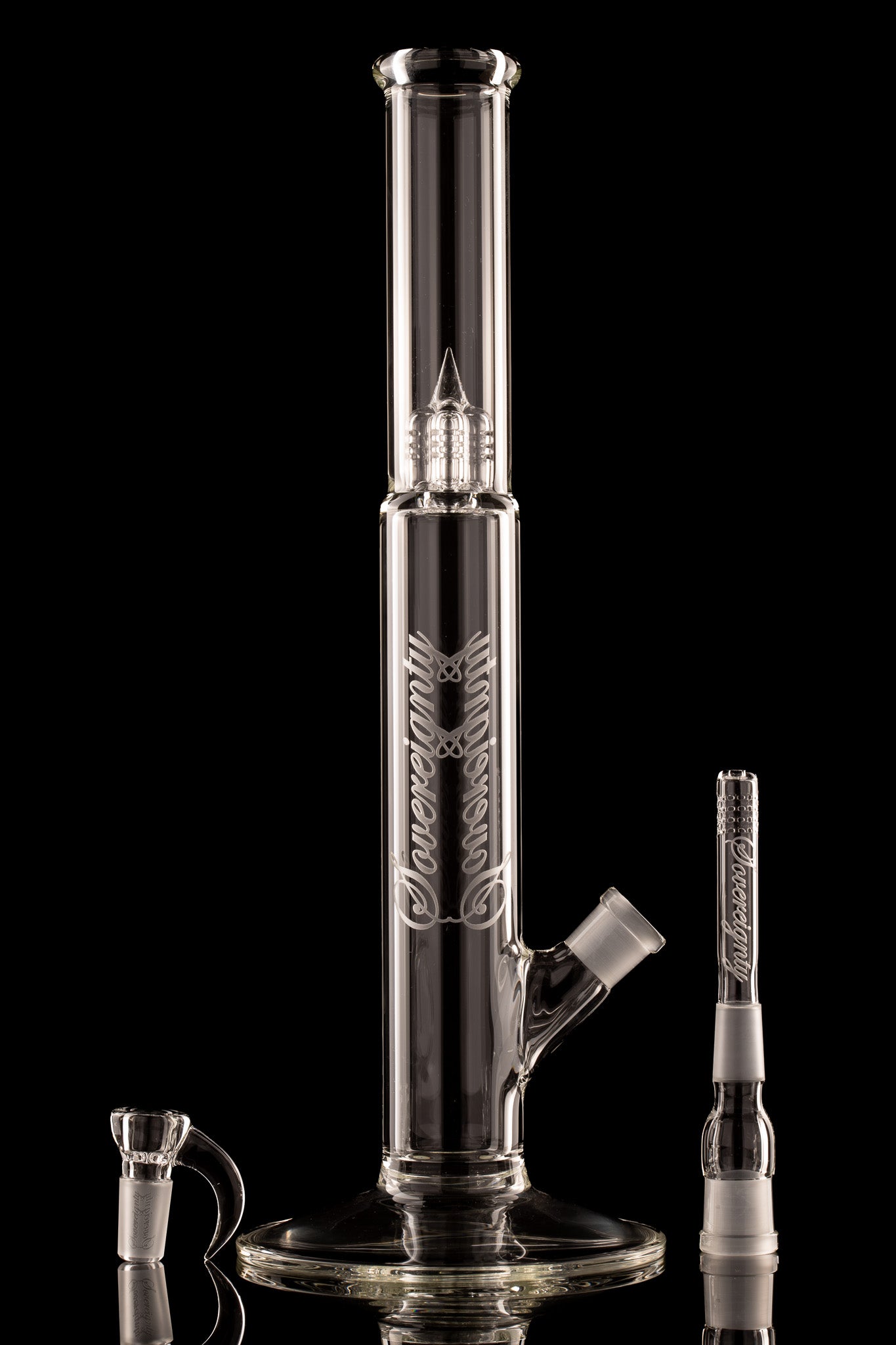 Sovereignty - Clear - Bishop - Diffy Tube w/Removable 180 Gridded Downstem