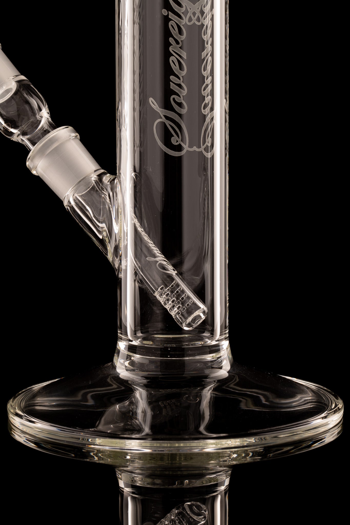 Sovereignty - Clear - Bishop - Diffy Tube w/Removable 180 Gridded Downstem