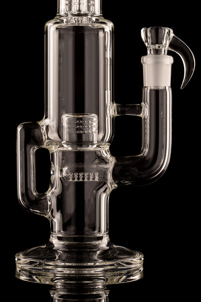 Sovereignty - Clear - Capcycler - Downgrid 16mm 6 Cut Stemline to Front Facing Grid Cap w/Splash Guard & 38mm Neck