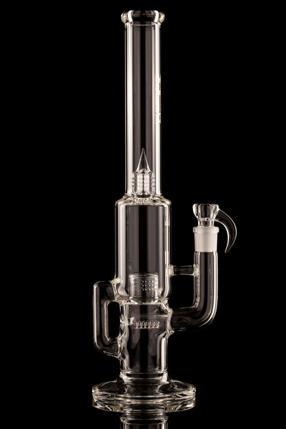 Sovereignty - Clear - Capcycler - Downgrid 16mm 6 Cut Stemline to Front Facing Grid Cap w/Splash Guard & 38mm Neck