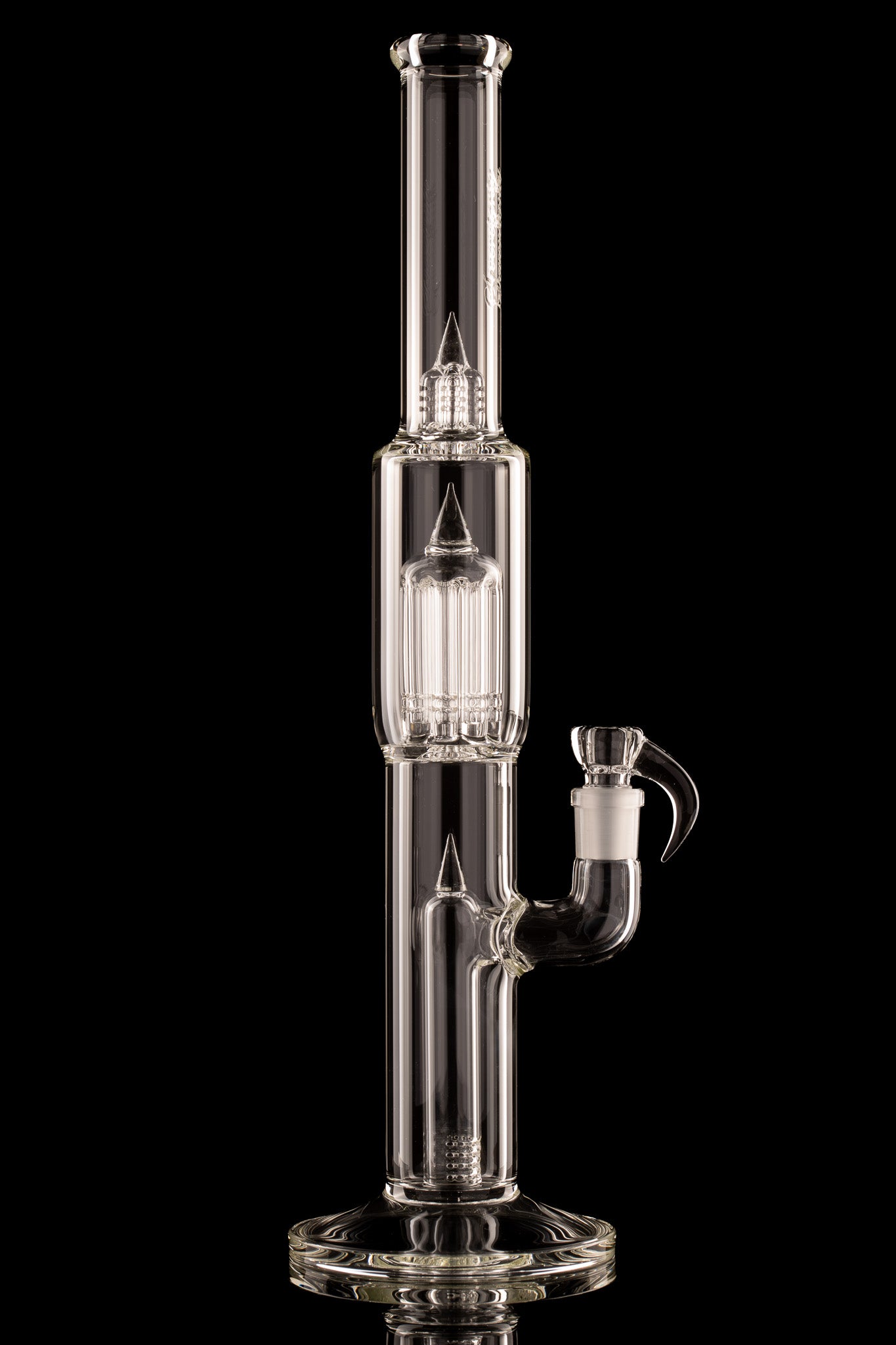 Sovereignty - Clear - Fixed 180 Grid to Gridded 8 Arm w/Splash Guard & 38mm Neck