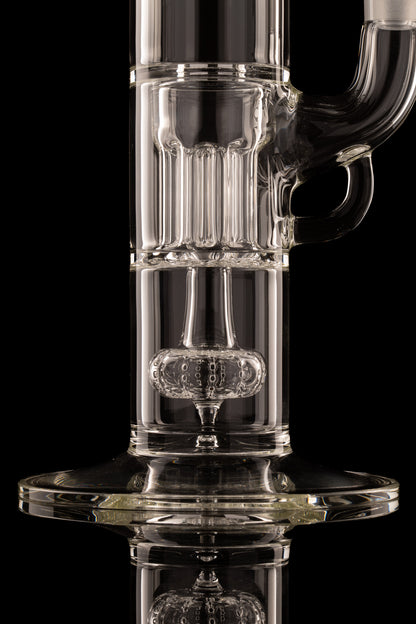 Sovereignty - Clear - Full Sized Straight Foot Peyote Pillar w/Straight 44mm Neck