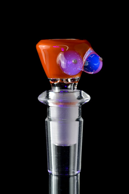 Titz Glass - 14mm 3-Hole Single Colour Bowl - 4
