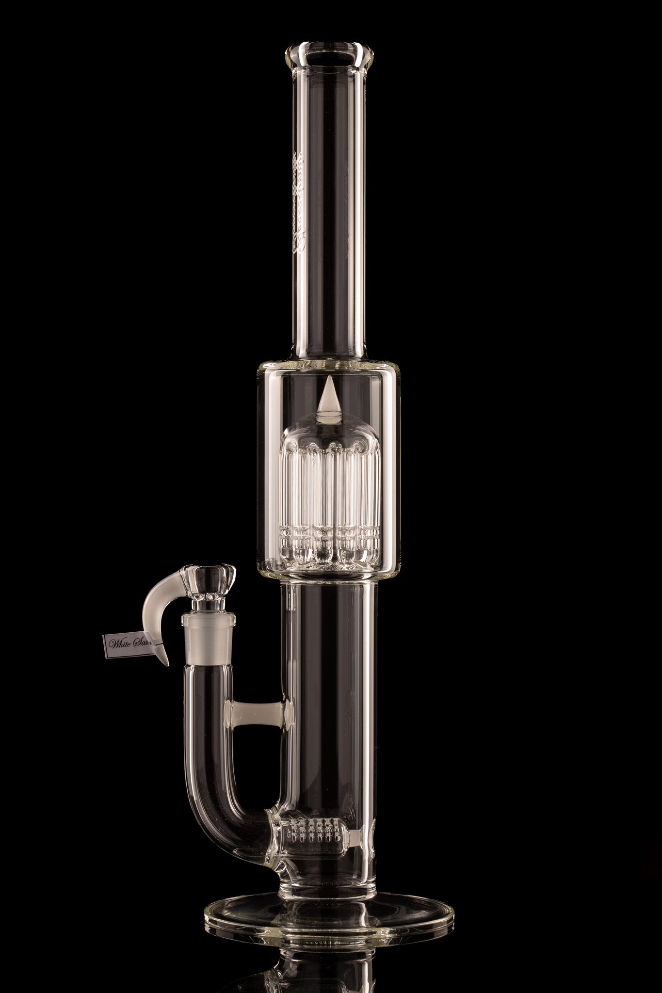Sovereignty - MA - Upgrid 20mm 6 Cut Stemline to Gridded 12 Arm w/38mm Neck - White Satin