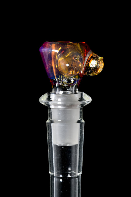 Titz Glass - 14mm 3-Hole Single Colour Bowl - 8