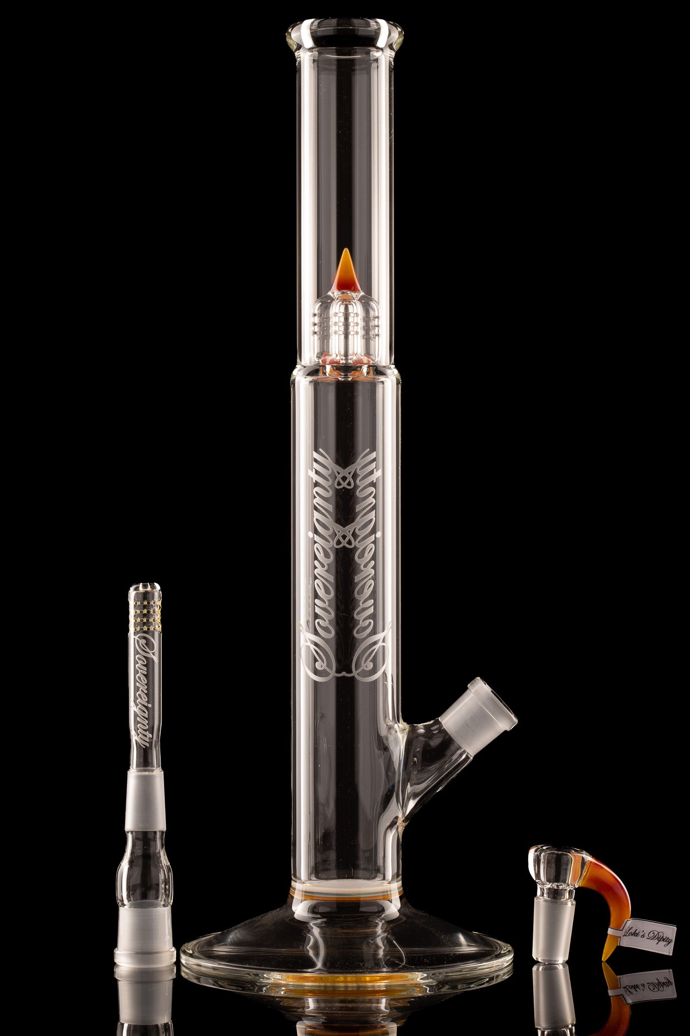 Sovereignty - PA - Bishop - Diffy Tube w/Removable 180 Gridded Downstem - Loki's Dipity
