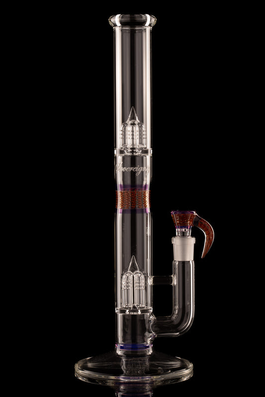 Sovereignty - Clear - 44x4 - Inv4 Zanfirico Encalmo Tube w/Coloured Booty & Matching FA Slide