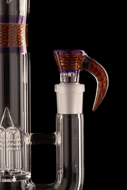 Sovereignty - Clear - 44x4 - Inv4 Zanfirico Encalmo Tube w/Coloured Booty & Matching FA Slide