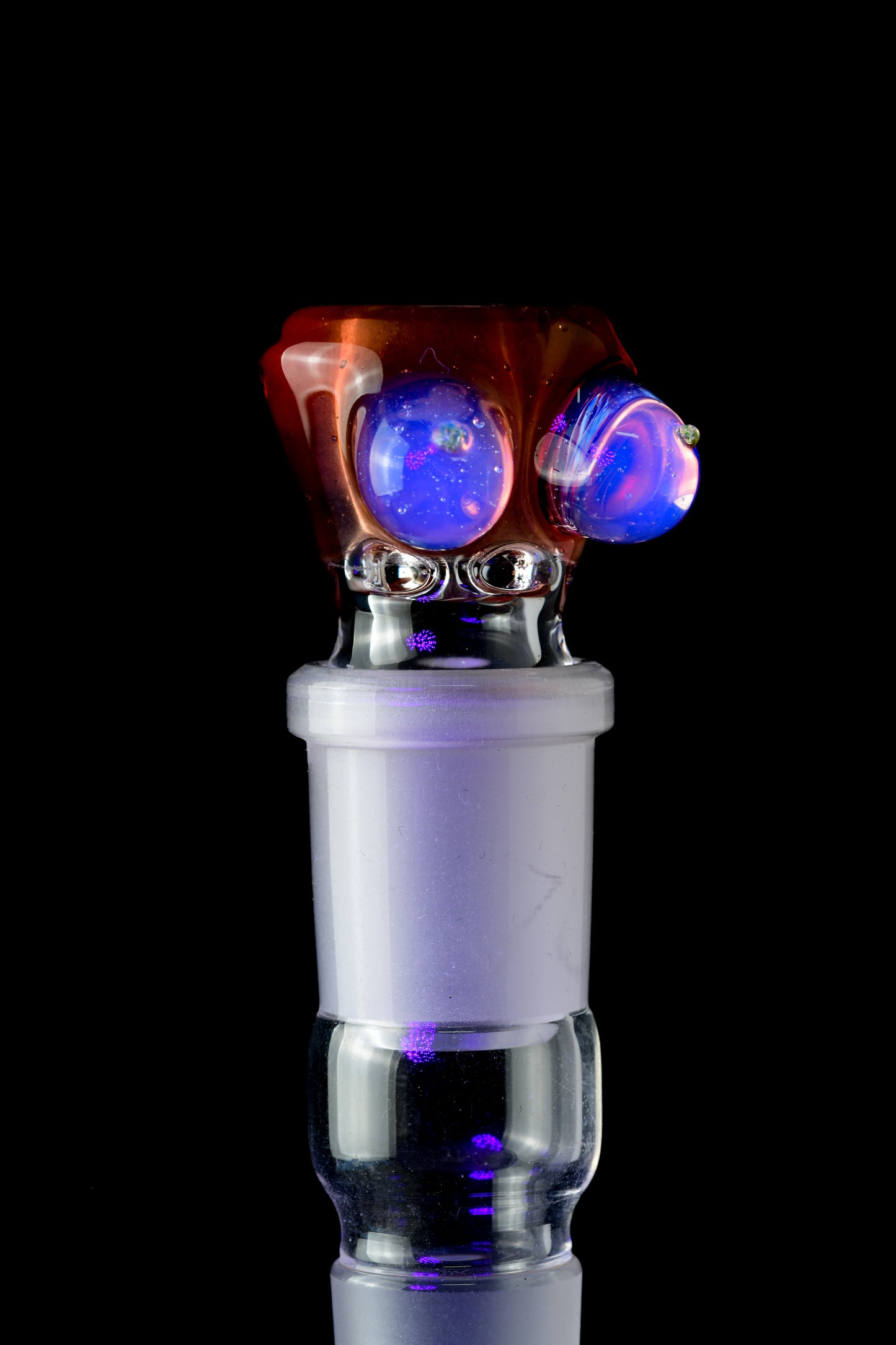 Titz Glass - 18mm 4-Hole Single Colour Boob Bowl - 10