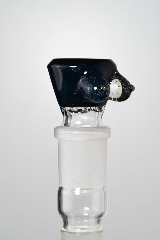 Titz Glass - 18mm 4-Hole Single Colour Boob Bowl - 17