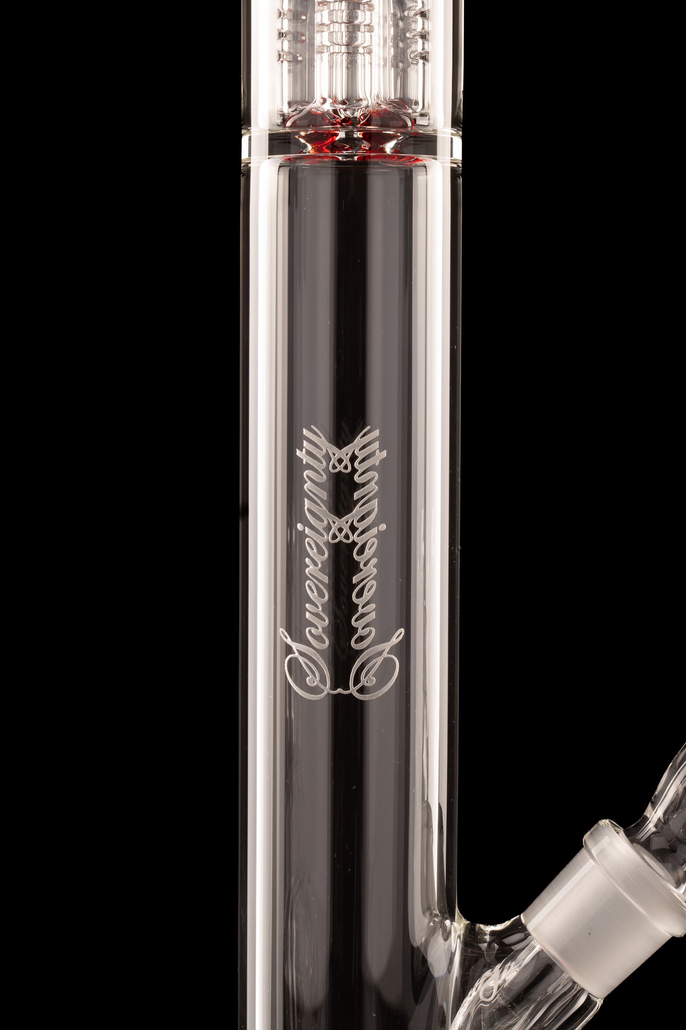 Sovereignty - MA - 44x4 - Diffy Tube w/Removable 180 Gridded Downstem - Pomegranate