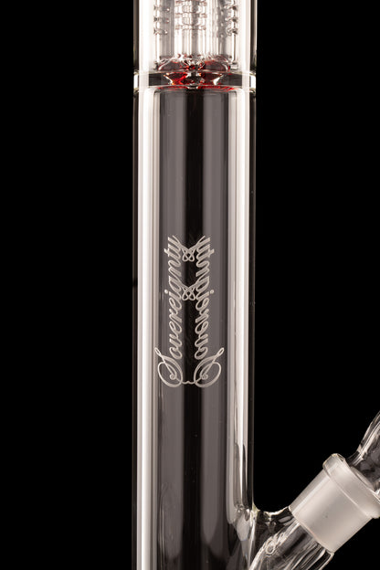 Sovereignty - MA - 44x4 - Diffy Tube w/Removable 180 Gridded Downstem - Pomegranate