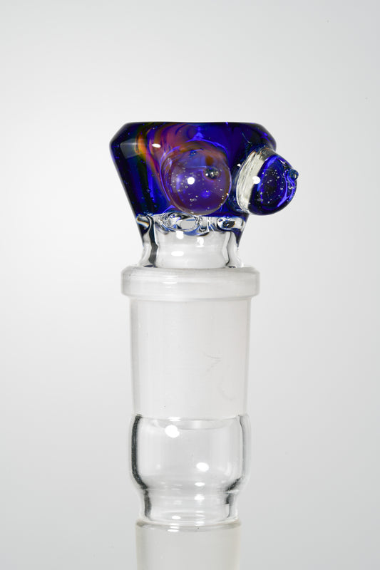 Titz Glass - 18mm 4-Hole Single Colour Boob Bowl - 18