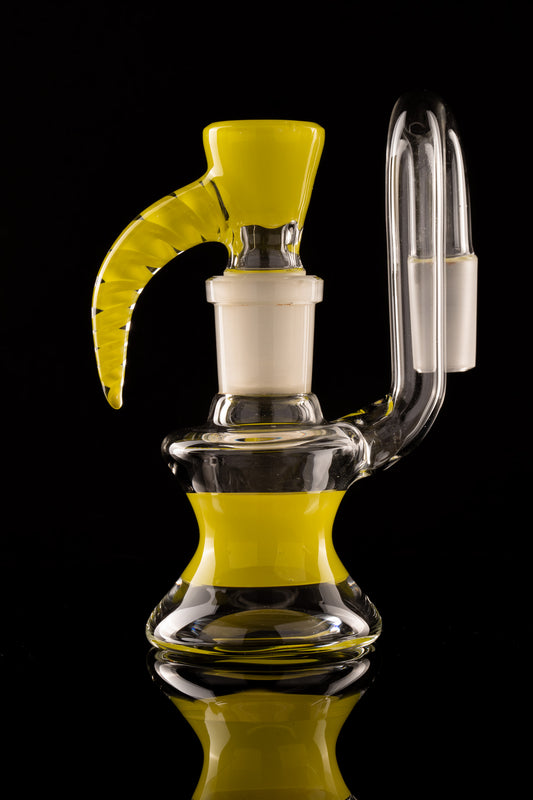 Al Gore - 18mm Accented Dry Ash Catcher w/Bowl Set - Rosewell