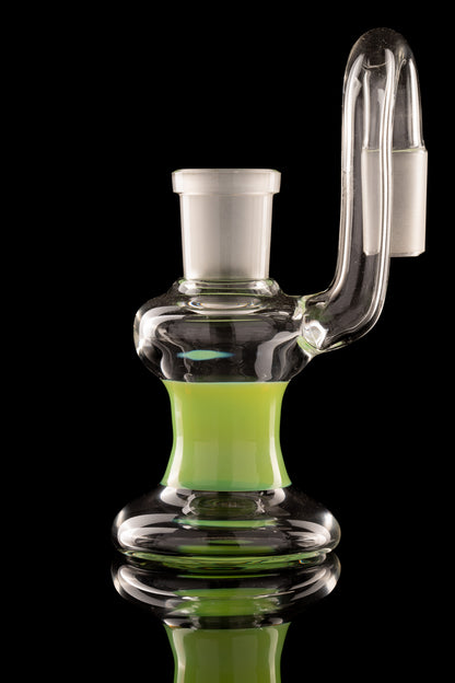 Al Gore - 18mm Accented Dry Ash Catcher - Milky Slyme