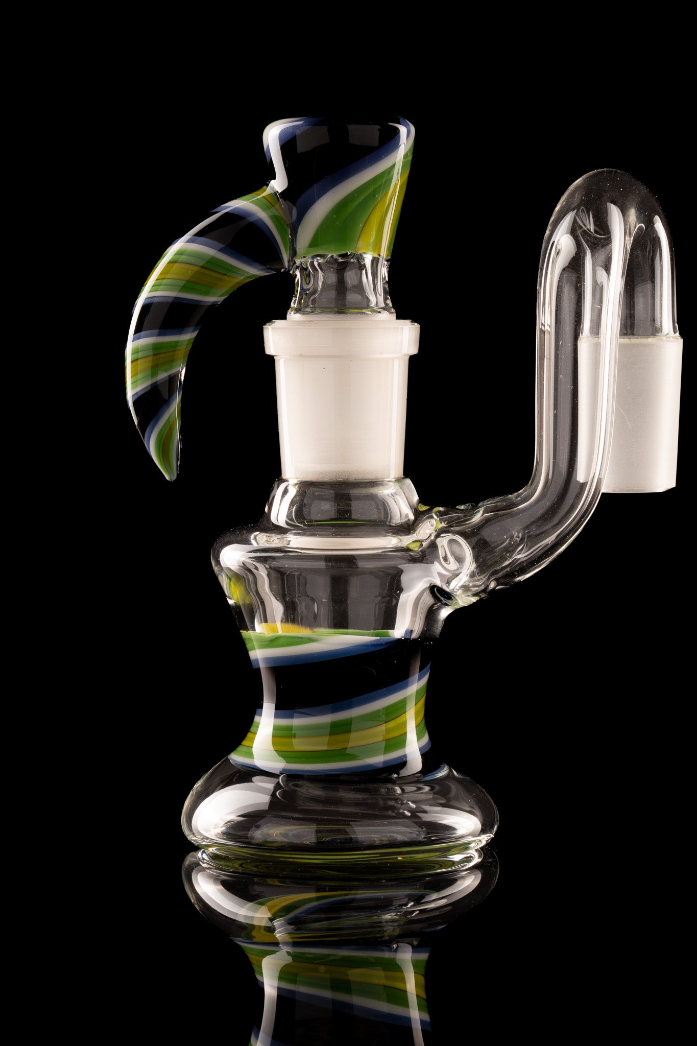 Al Gore - 18mm Spiral Linework Dry Ash Catcher w/Bowl Set