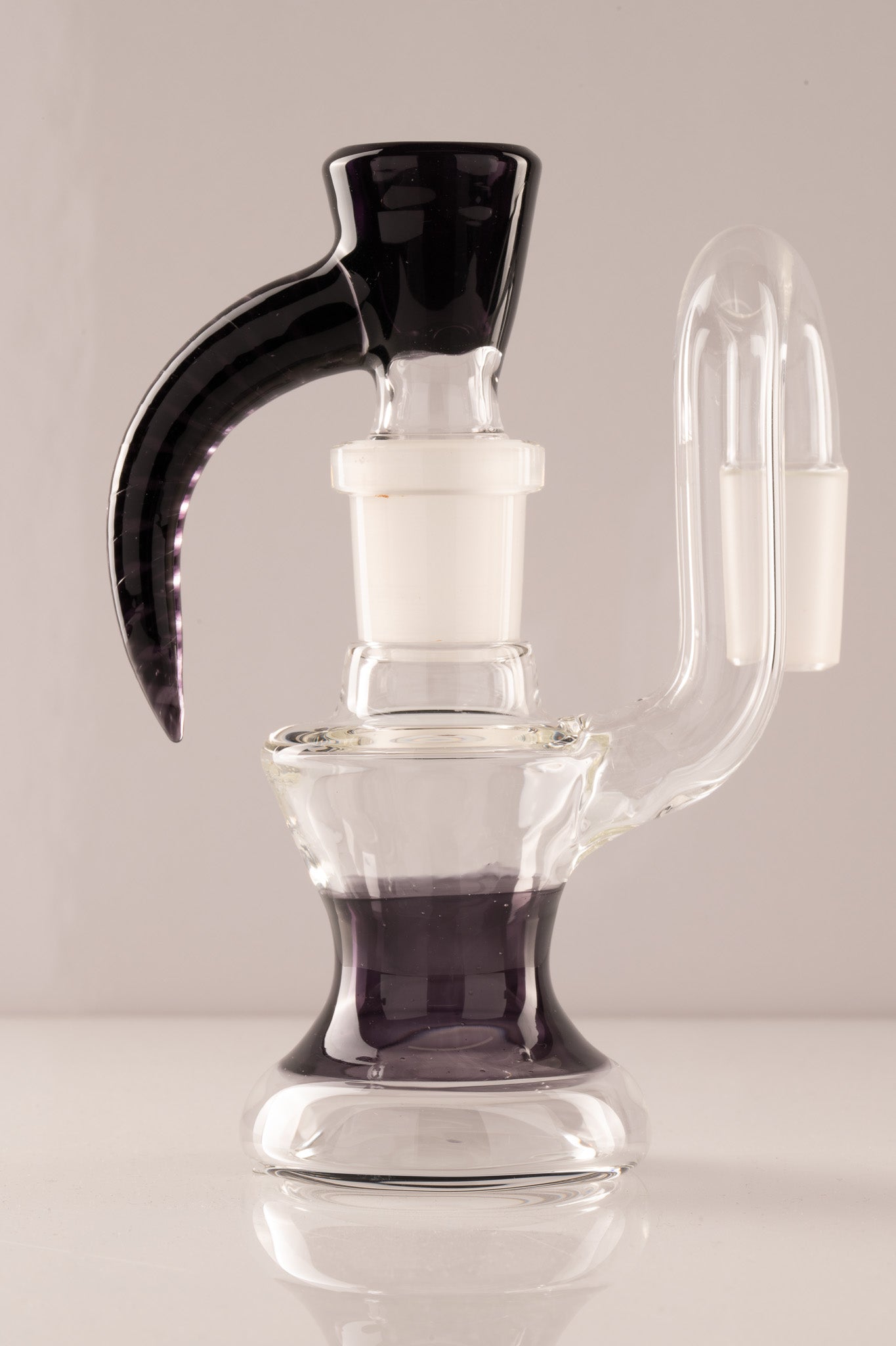 Al Gore - 18mm Accented Dry Ash Catcher w/Bowl Set - Grape