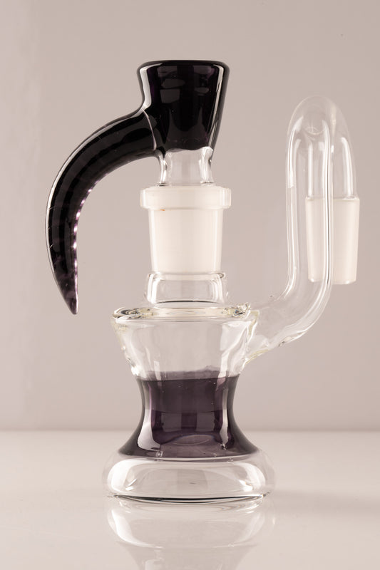 Al Gore - 18mm Accented Dry Ash Catcher w/Bowl Set - Grape