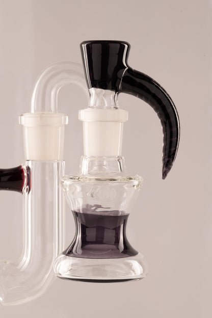 Al Gore - 18mm Accented Dry Ash Catcher w/Bowl Set - Grape