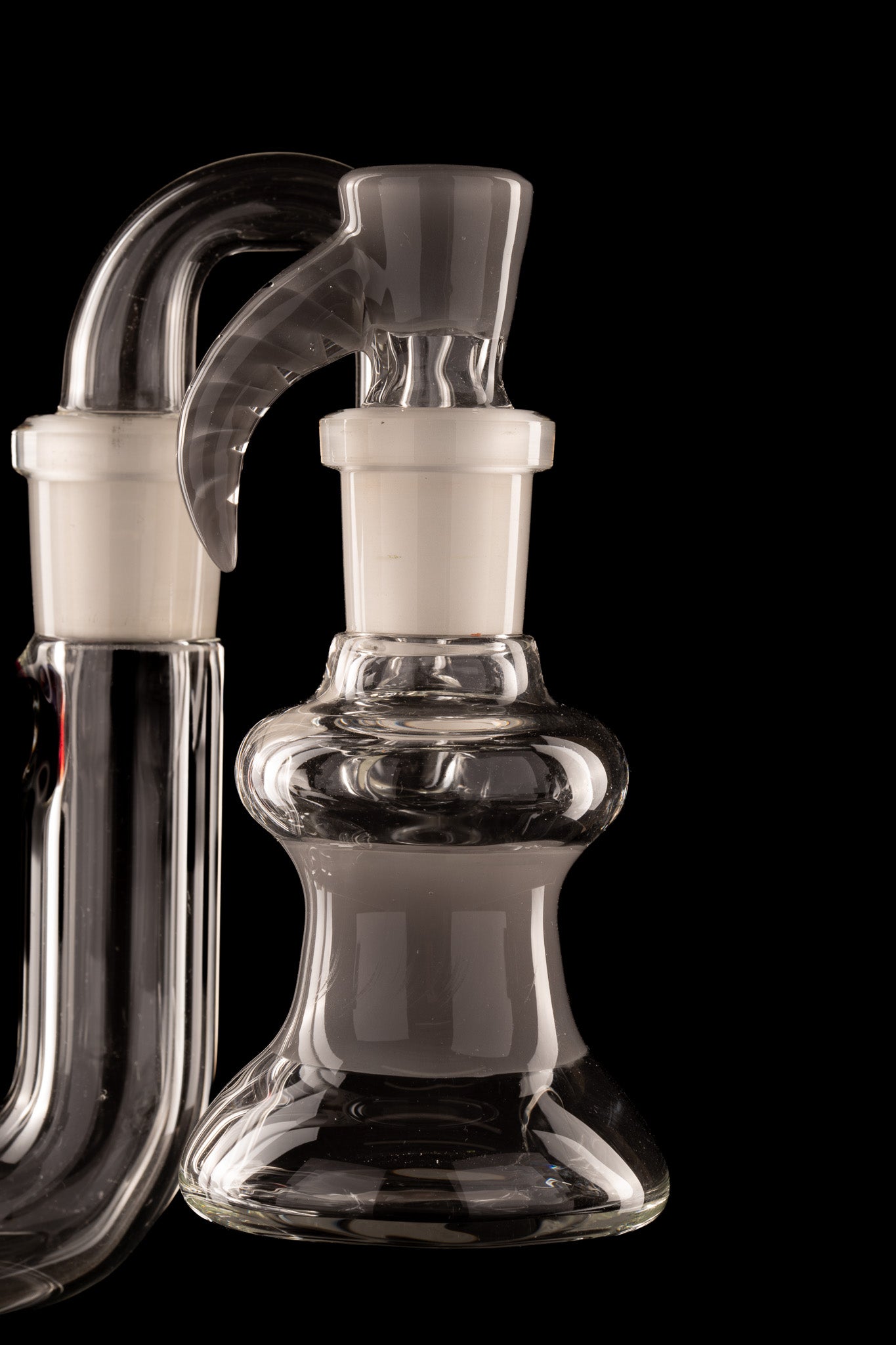 Al Gore - 18mm Accented Dry Ash Catcher w/Bowl Set - Grey