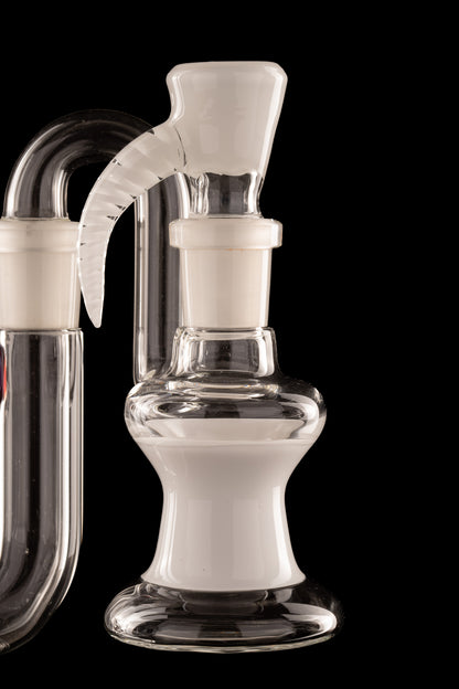 Al Gore - 18mm Accented Dry Ash Catcher w/Bowl Set - White