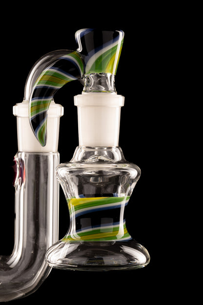 Al Gore - 18mm Spiral Linework Dry Ash Catcher w/Bowl Set