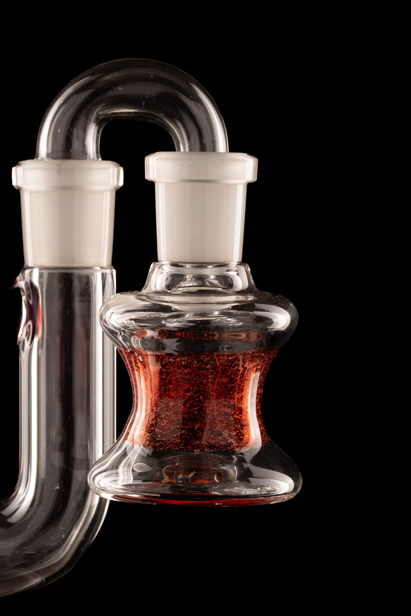 Al Gore - 18mm Dichro Dry Ash Catcher - Pomegranate