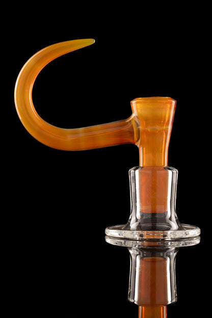 Thill Glassworks - 18mm 4-Hole Full Colour Slide - Heavy Encased Amber Purple
