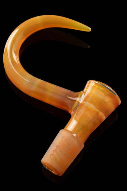 Thill Glassworks - 18mm 4-Hole Full Colour Slide - Heavy Encased Amber Purple