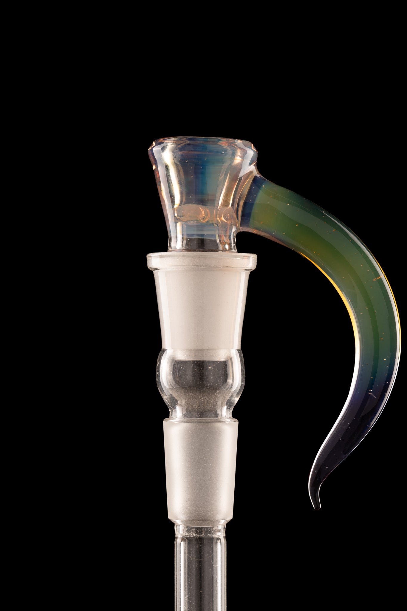 Asu Glass - 18mm 3-Hole Accented Horn Slide - Tapulite