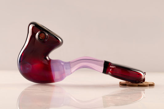 Asu Glass - Sherlock Pipe - Phoenix/Neo Opal