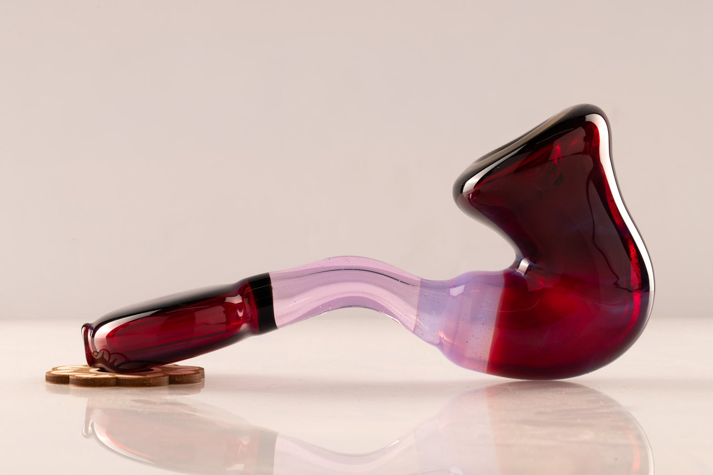 Asu Glass - Sherlock Pipe - Phoenix/Neo Opal