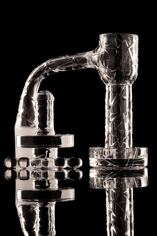 Baked Goods Quartz - Full Weld Slurper Set w/Etched Lines