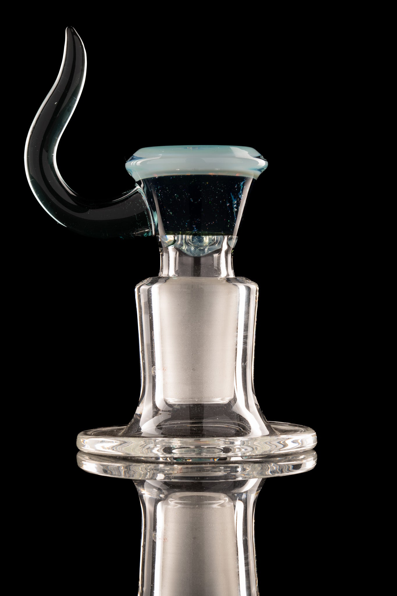 Discobox Glass - 18mm 4 Hole Crushed Opal Slide - 1