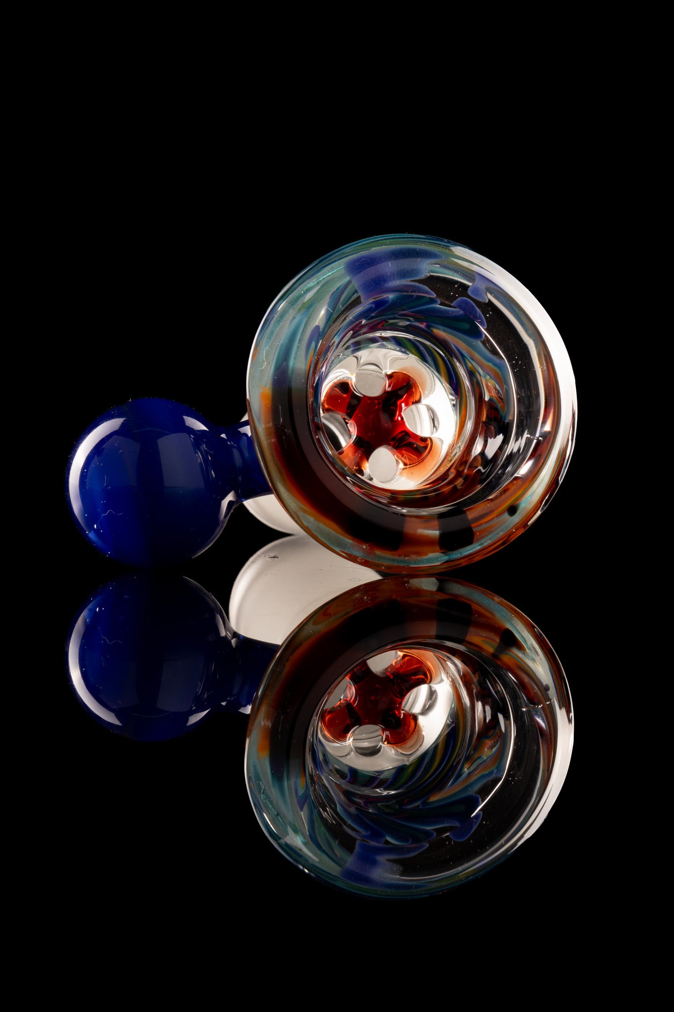 Discobox Glass - 18mm 4 Hole Colour Slide - Wig Wag