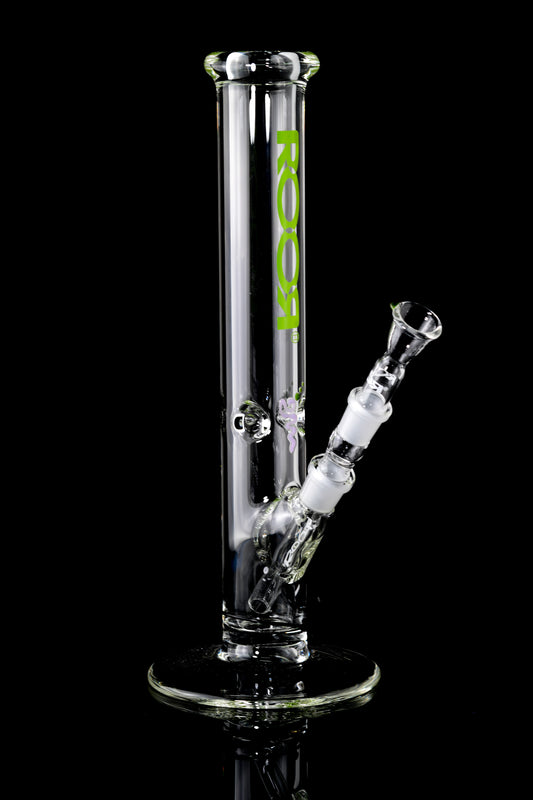 Roor - 14" 50mm X 7mm Green Label Straight Ice Chillerw19mm Bowl Stem